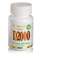 D3-vitamin, 2000 NE 100 db lágyzselatin kapszula A D3-vitamin hozzájárul az egészséges csontozat, a normál fogazat, az egészséges izomfunkció és a vér normál kalcium szintjének fenntartásához.  Hozzájárul a kalcium és a foszfor normál felszívódásához.  Szerepet játszik a sejtosztódásban. Hozzájárul az immunrendszer normál működéséhez.